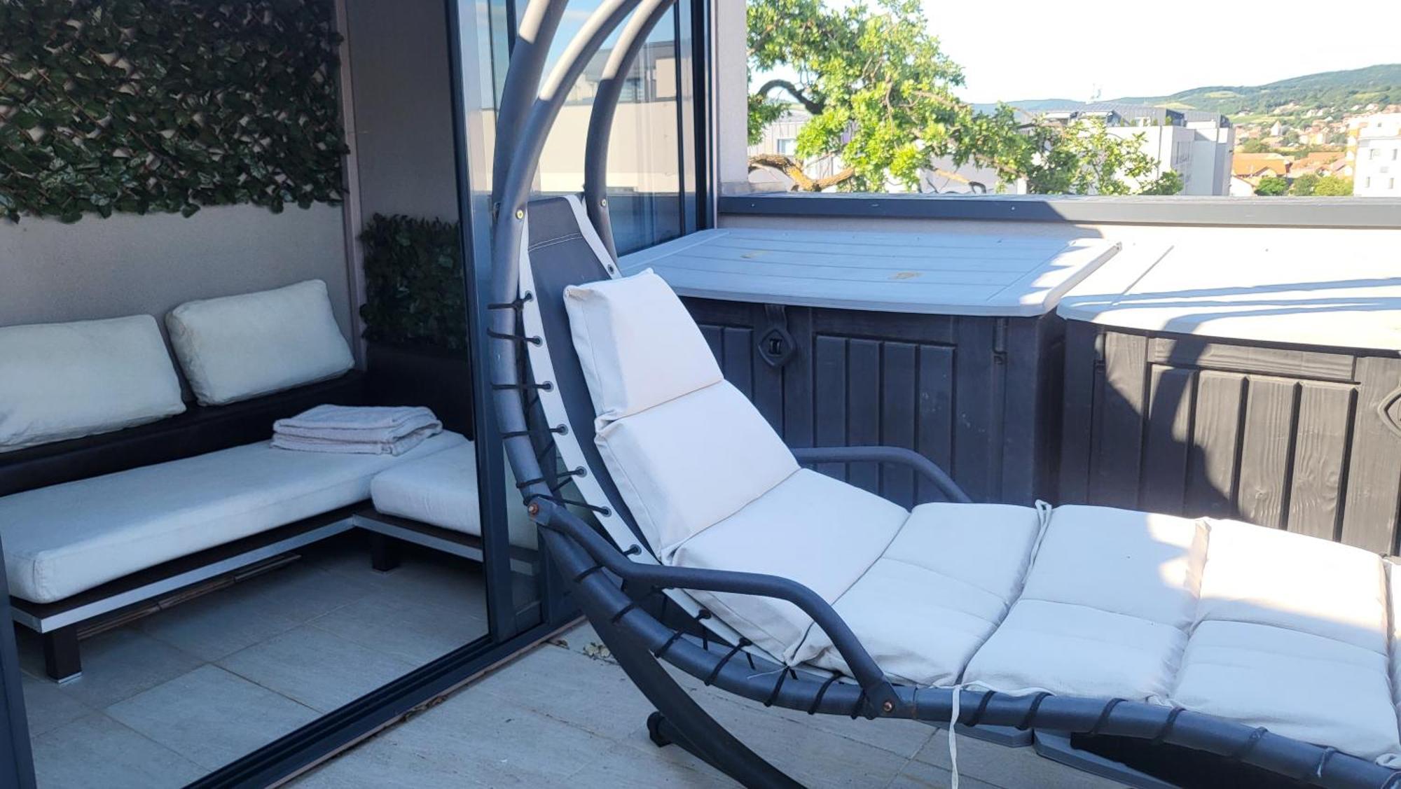 Sibiu Bach Penthouse Appartement Buitenkant foto