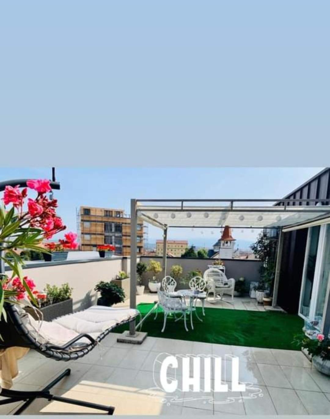 Sibiu Bach Penthouse Appartement Buitenkant foto